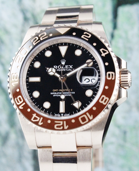 (image for) ROLEX 18K ROSE GOLD GMT MASTER II PERPETUAL DATE / 126715CHNR